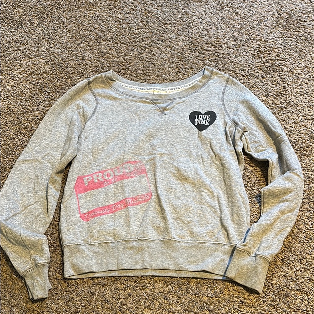 Victoria's Secret PINK Grey Sweatshirt